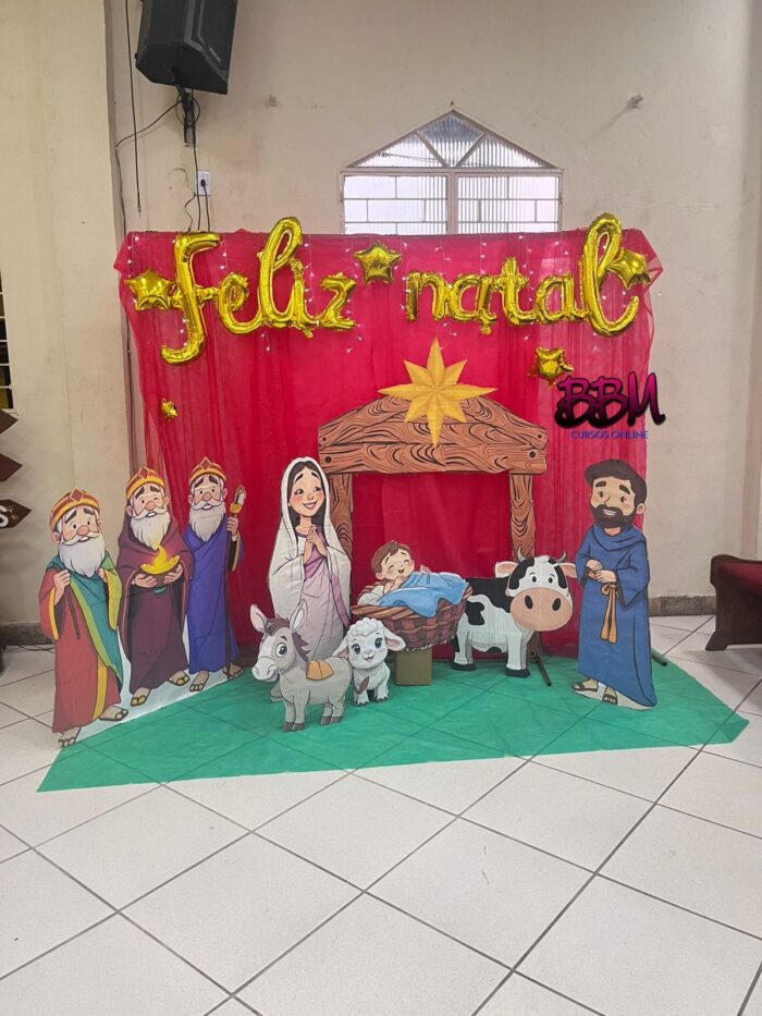 CENÁRIO PRESÉPIO COMPLETO PARA IMPRIMIR E MONTAR ✨ +PAINEL BÔNUS