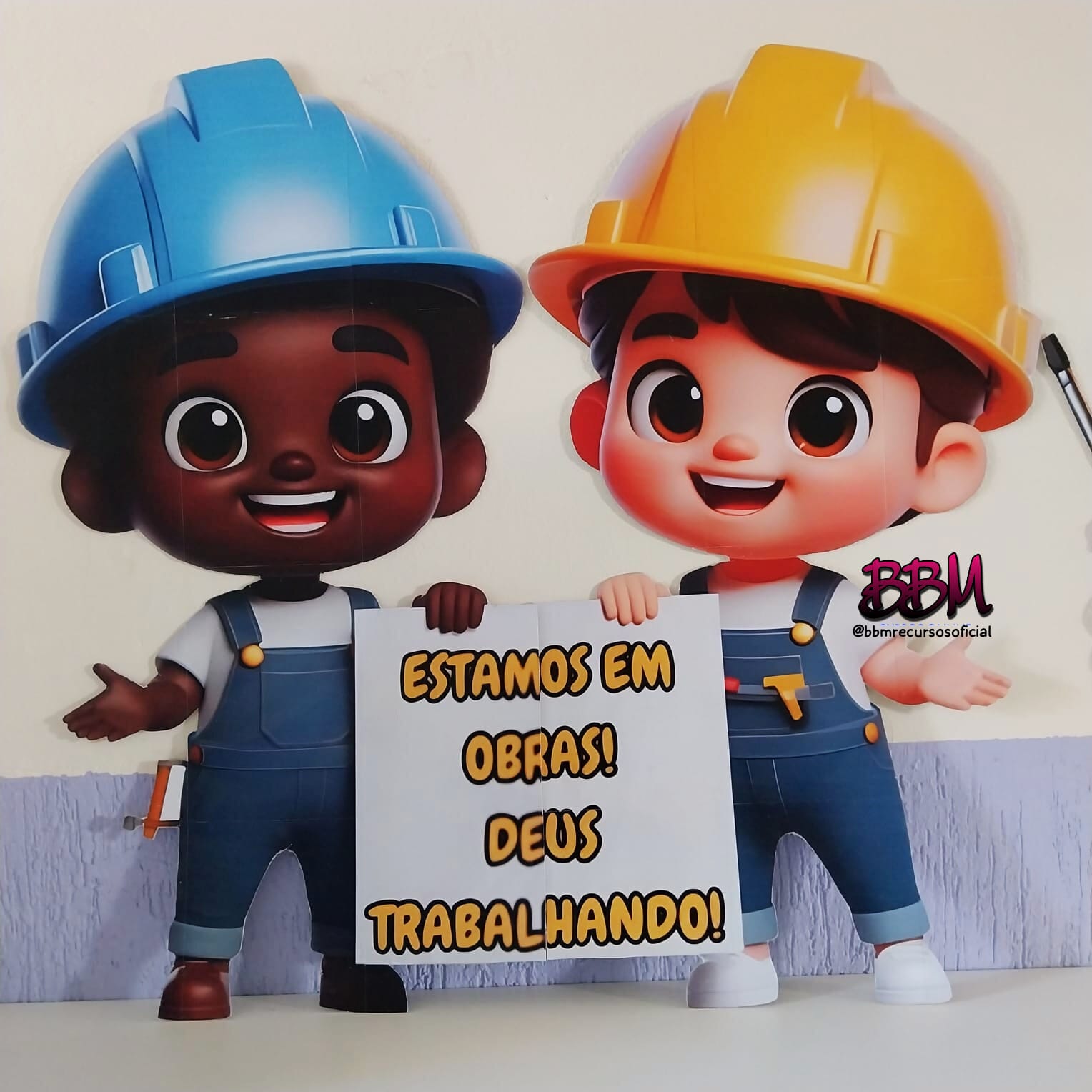 CENÁRIO NEEMIAS GRANDE PARA IMPRIMIR 🖨 "ESTAMOS EM UMA GRANDE OBRA"! - Imagem 2