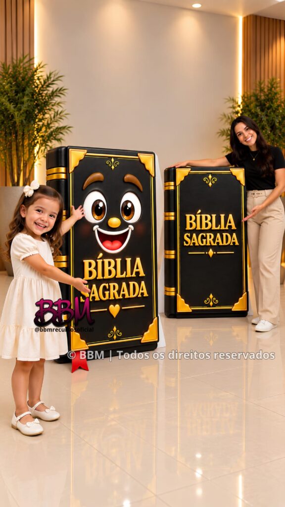 BÍBLIA GRANDE 💛📖 2 MODELOS INFANTIL E ADULTO