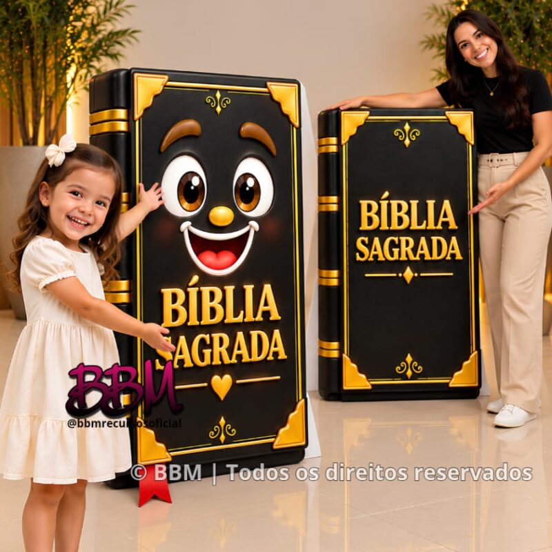 BÍBLIA GRANDE 💛📖 2 MODELOS INFANTIL E ADULTO