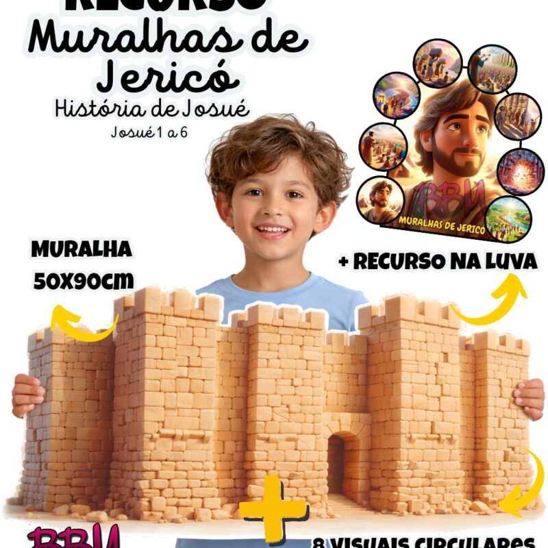 RECURSO MURALHAS DE JERICÓ 🧱 PARA MINISTRAÇÃO