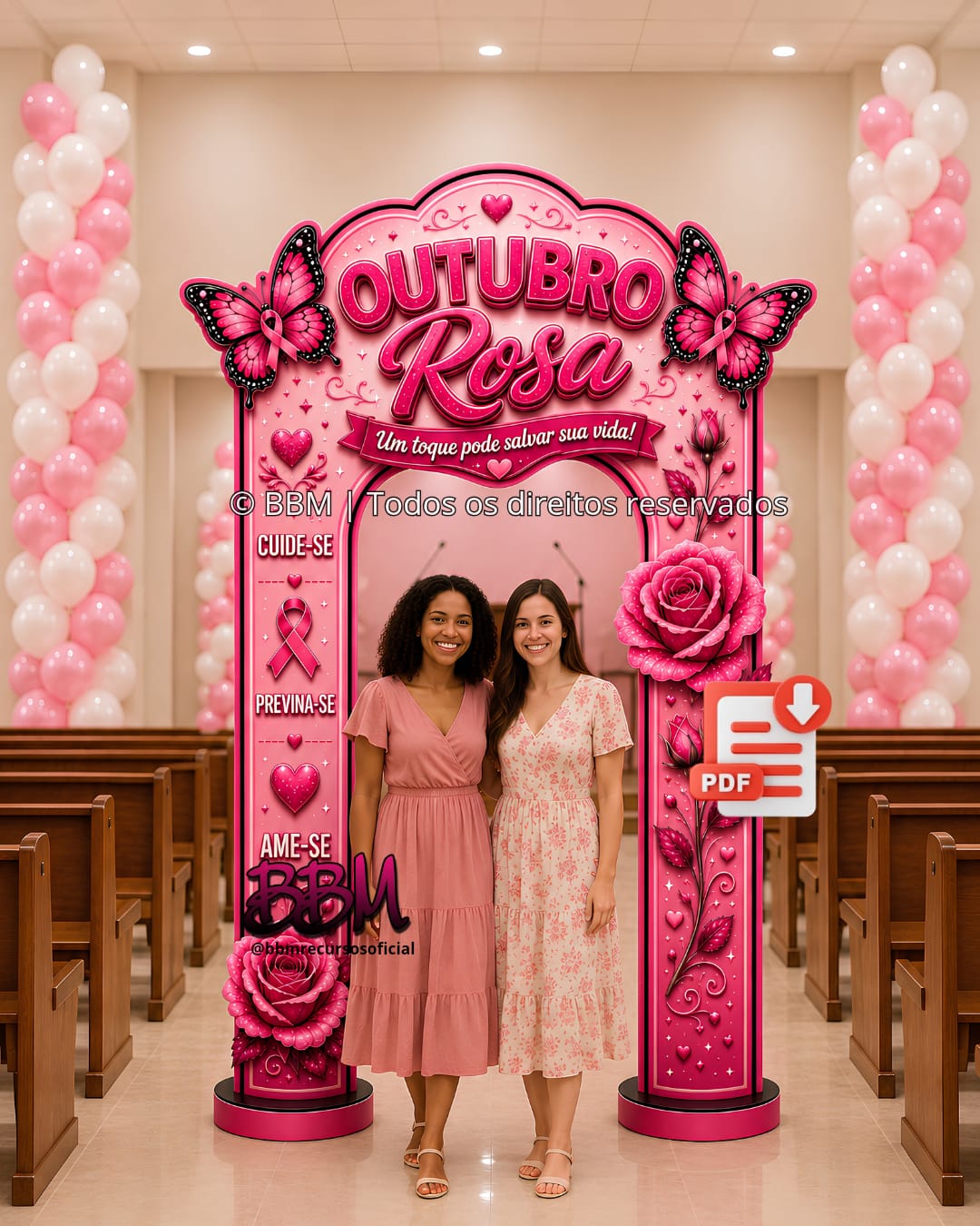 🌸 PORTAL OUTUBRO ROSA PARA IMPRIMIR
