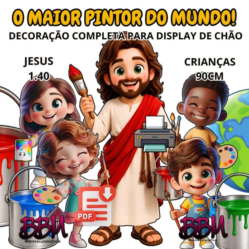 O MAIOR PINTOR DO MUNDO 🌎 🎨 DECORAÇÃO COMPLETA