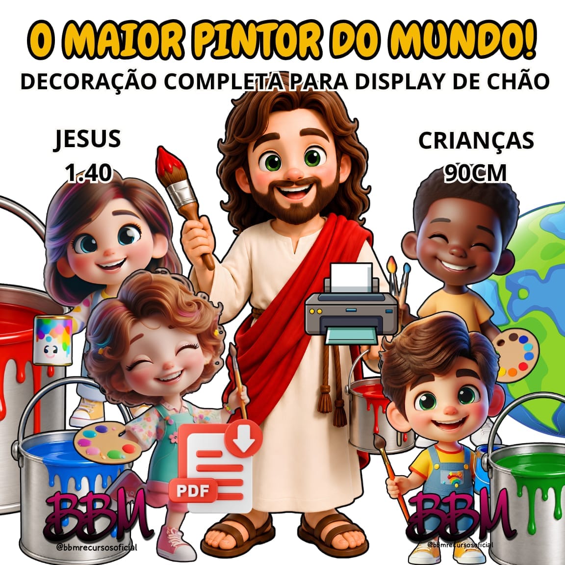 O MAIOR PINTOR DO MUNDO 🌎 🎨 DECORAÇÃO COMPLETA