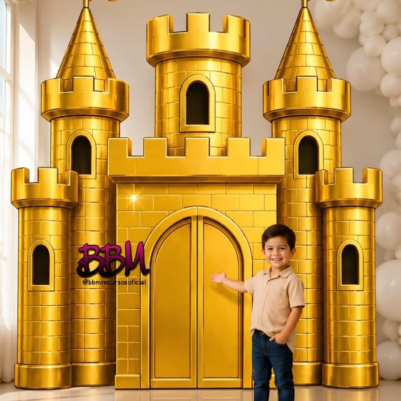 CASTELO GRANDE PARA CENÁRIOS PARA IMPRIMIR 🏰🖨