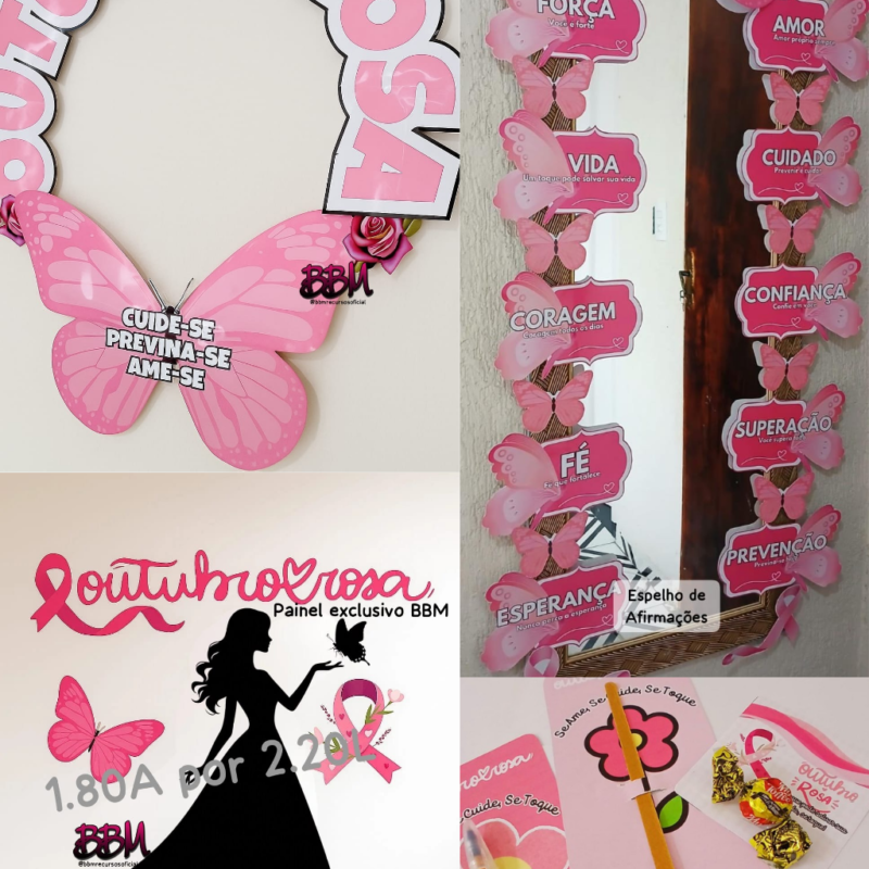 OUTUBRO ROSA🌸 MATERIAL COMPLETO PARA IMPRIMIR🖨️
