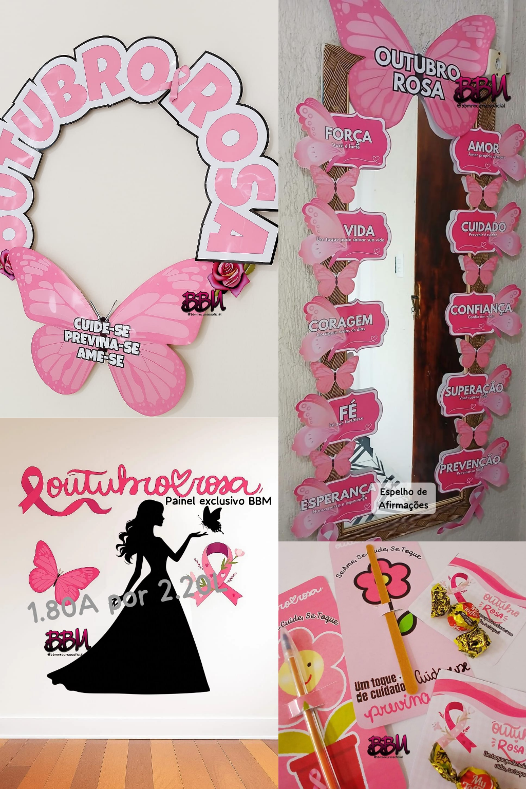 OUTUBRO ROSA🌸 MATERIAL COMPLETO PARA IMPRIMIR🖨️
