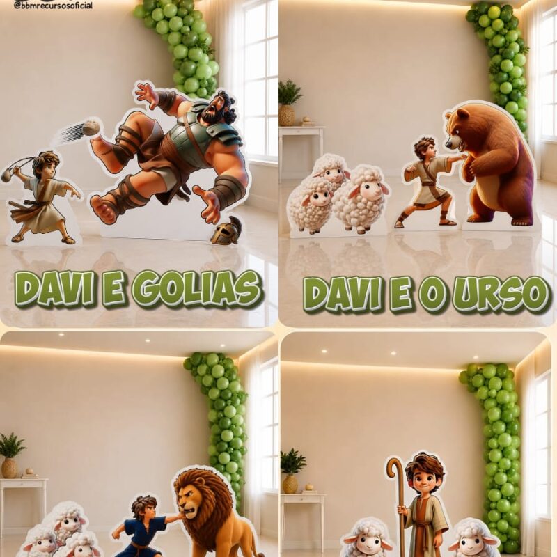 CENÁRIO GRANDE 4 EM 1 🤎 HISTÓRIA DE DAVI 🏹🐑