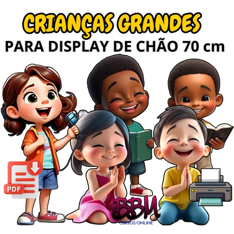 5 CRIANÇAS GRANDES PARA IMPRIMIR 🖨️