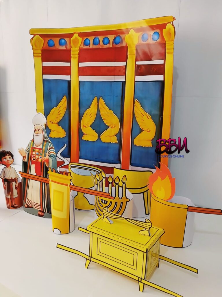 CENÁRIO DE SAMUEL+TABERNÁCULO VERSÃO 3D DE MESA