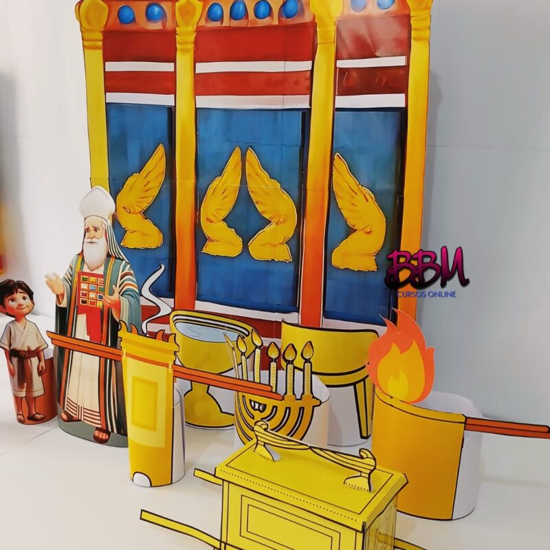 CENÁRIO DE SAMUEL+TABERNÁCULO VERSÃO 3D DE MESA