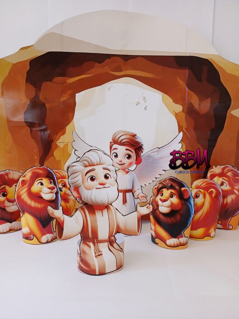 CENÁRIO DANIEL NA COVA DOS LEÕES🦁 VERSÃO 3D DE MESA