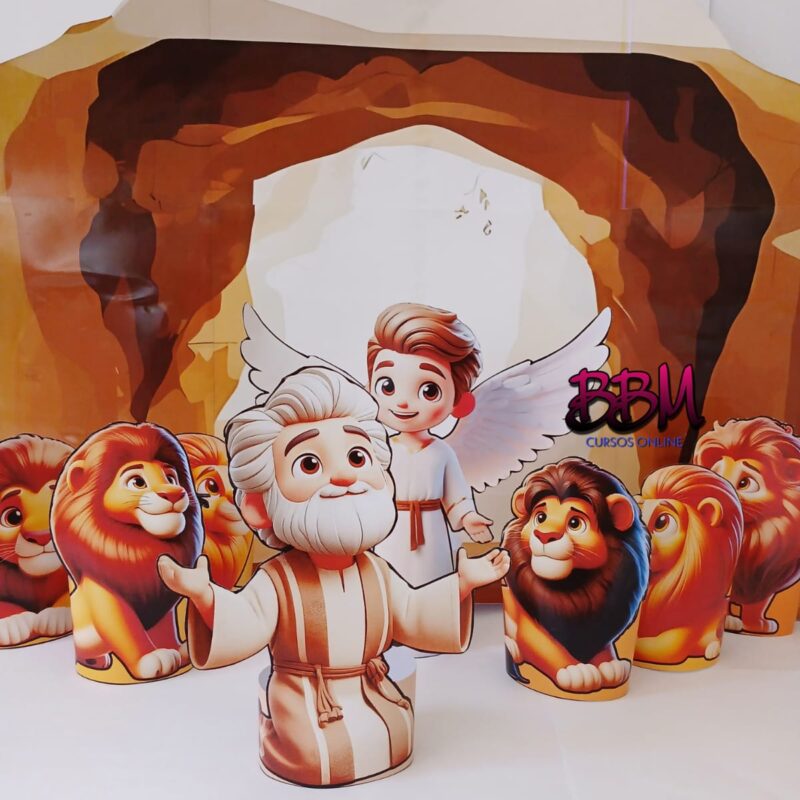 CENÁRIO DANIEL NA COVA DOS LEÕES🦁 VERSÃO 3D DE MESA