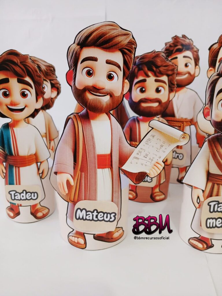 OS 12 DISCÍPULOS GRANDES PARA DISPLAY DE CHÃO ✨