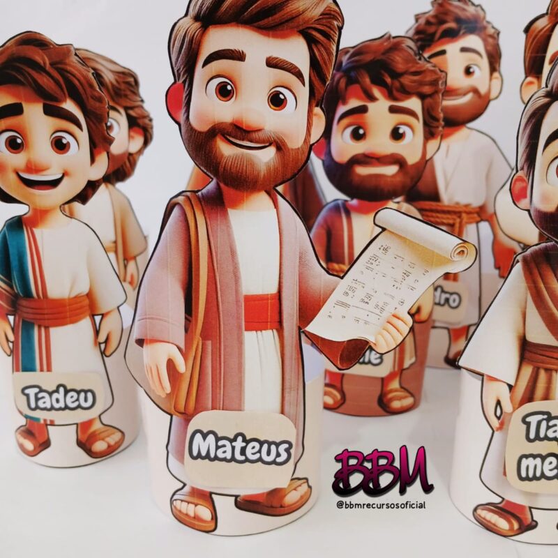 OS 12 DISCÍPULOS GRANDES PARA DISPLAY DE CHÃO ✨