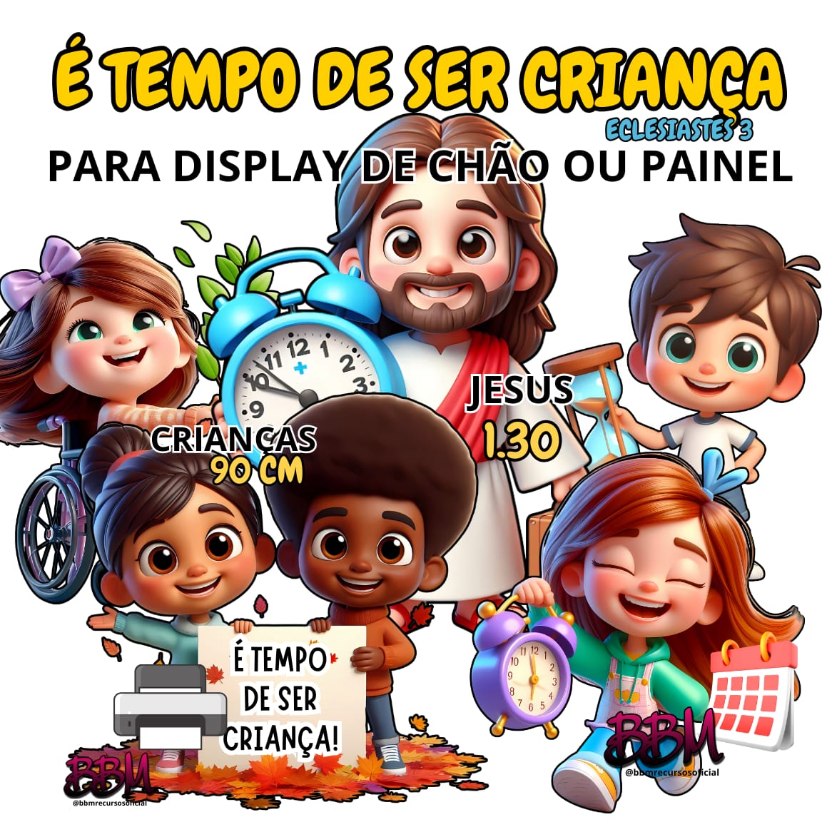 É TEMPO DE SER CRIANÇA 🕒⏳🗓️ 💛 CRIANÇAS + JESUS GRANDÃO