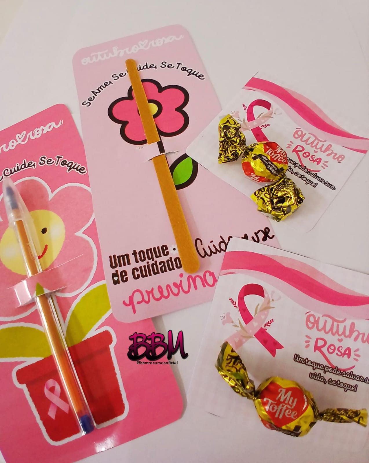 OUTUBRO ROSA🌸 MATERIAL COMPLETO PARA IMPRIMIR🖨️ - Imagem 5