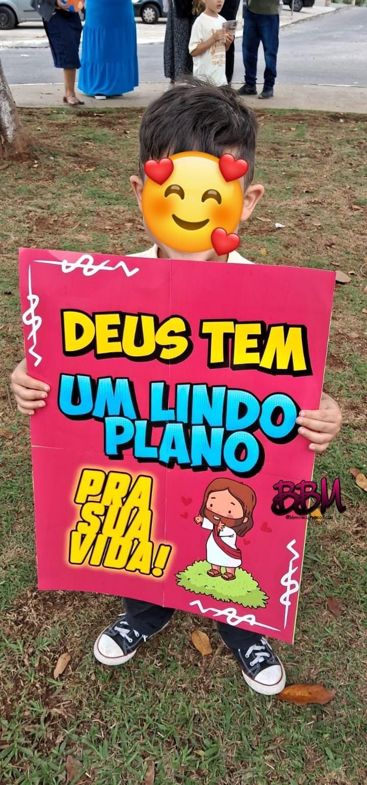 PLACAS DE EVANGELISMO INFANTIL 💛 10 MODELOS - Imagem 4