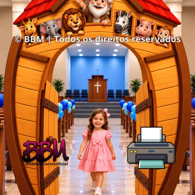 PORTAL ARCA DE NOÉ 🐻🐷 PARA IMPRIMIR