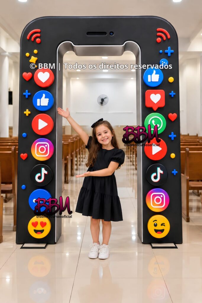 PORTAL CELULAR GIGANTE TEMA CONECTADOS 📱