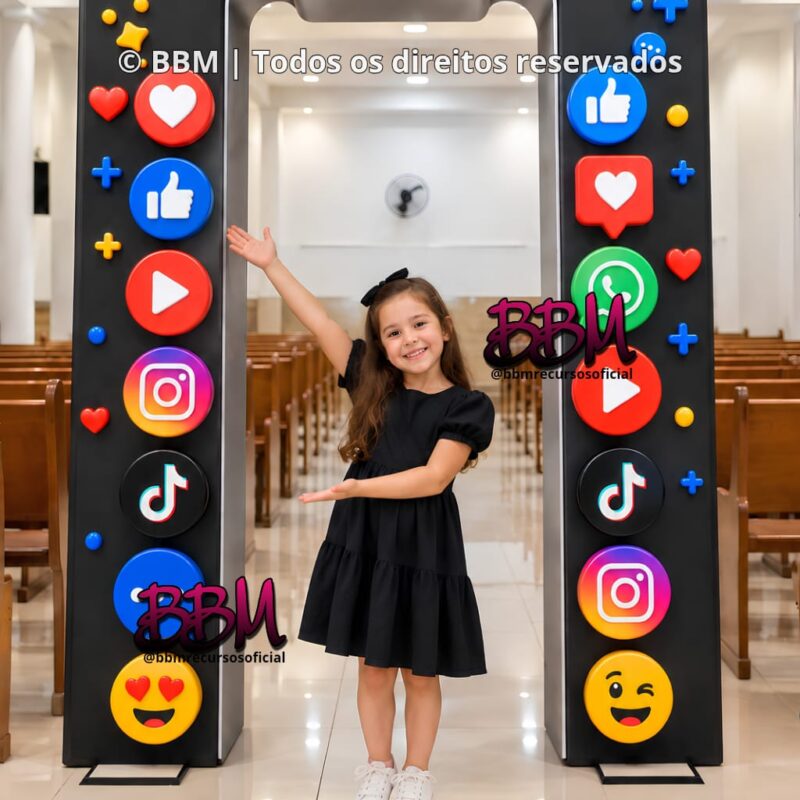 PORTAL CELULAR GIGANTE TEMA CONECTADOS 📱