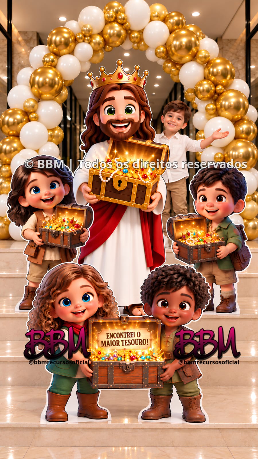 JESUS MEU MAIOR TESOURO 👑 DECORAÇÃO COMPLETA